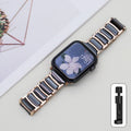 Apple Watch Ceramics+Steel Bracelet/Band Series 11/10/9/8/7/6/5/4/ SE / Ultra 1/2/3 by Arleathercraft
