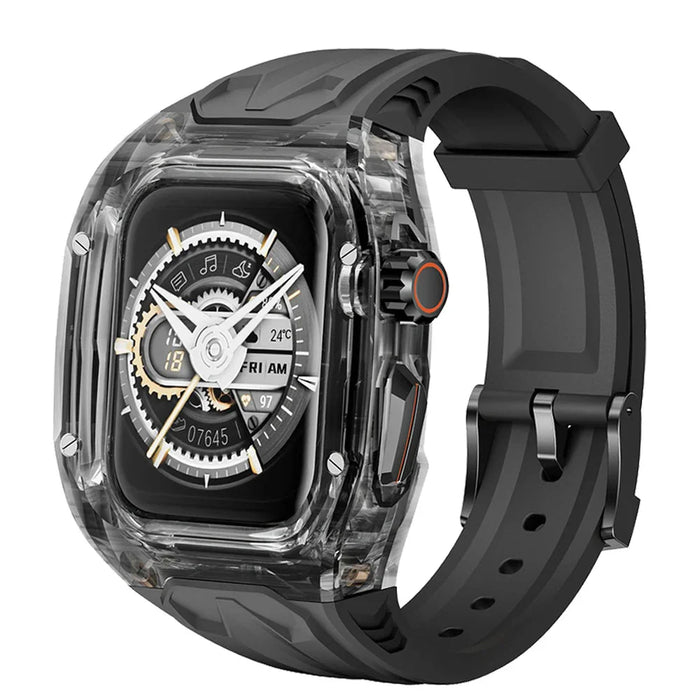 Apple Watch Transparent Rubber Strap and Case Kit - Versatile by BandsCo Straps
