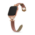Apple Watch Leather Slim Strap Series 11/10/9/8/7/6/5/4/ SE / Ultra 1/2/3 by Arleathercraft