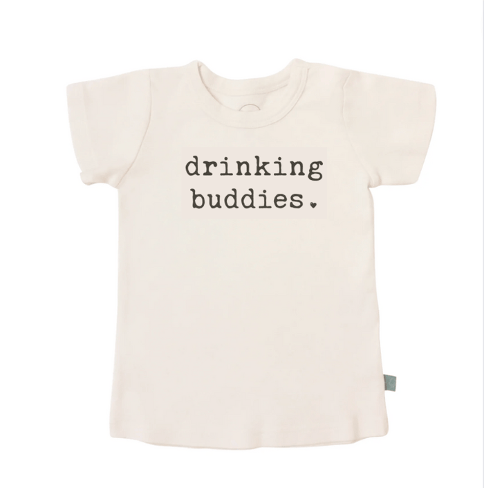 graphic tee | drinking buddies by Finn + Emma