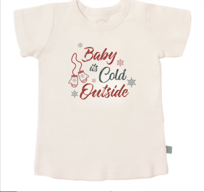 graphic tee | baby its cold outside by Finn + Emma