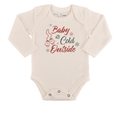 long sleeve graphic bodysuit | baby its cold outside by Finn + Emma