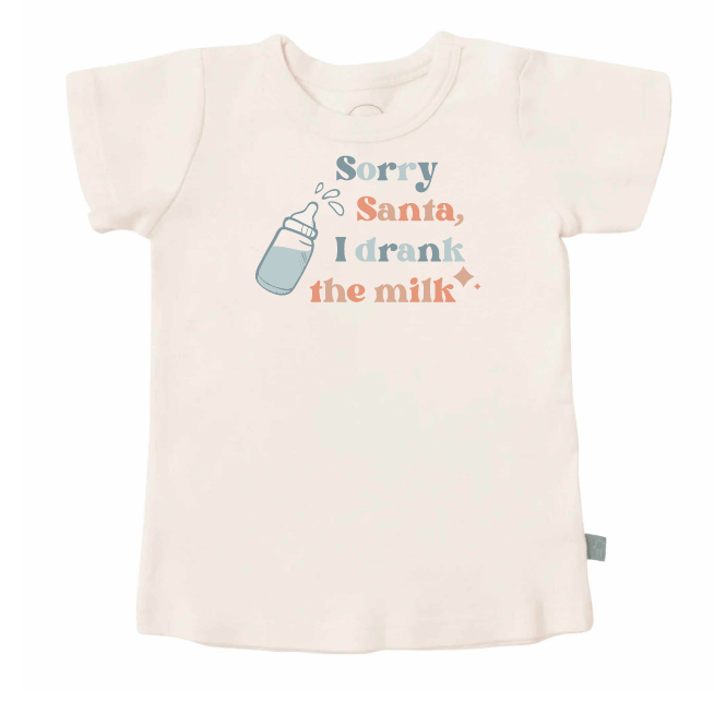 graphic tee | drank the milk by Finn + Emma