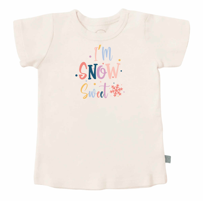 graphic tee | snow sweet by Finn + Emma