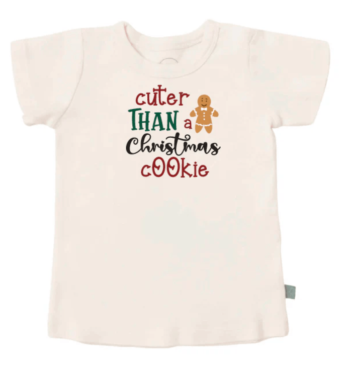 graphic tee | christmas cookie by Finn + Emma