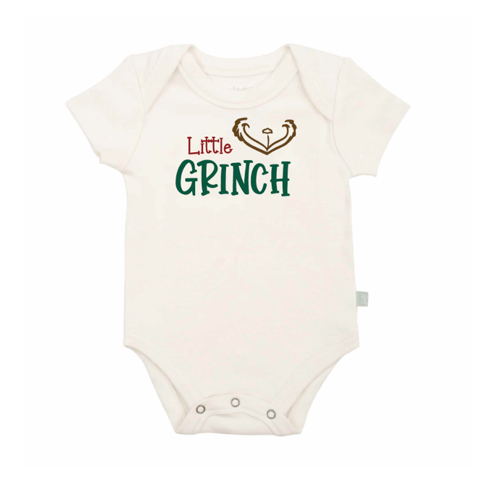 graphic bodysuit | little grinch by Finn + Emma