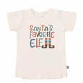 graphic tee | santas favorite elf by Finn + Emma