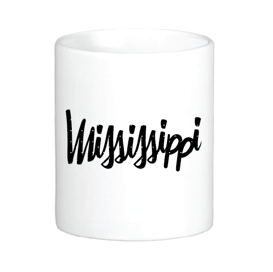Mississippi Cursive Mug by Swell-O-Phonic