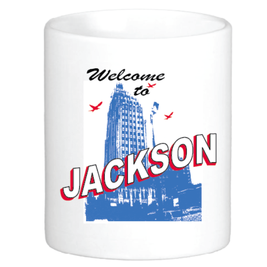 Welcome to Jackson Mug by Swell-O-Phonic