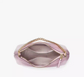 Kate Spade Zippy Croc Embossed Convertible Crossbody, Quartz Pink by Vanessa Jane