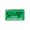 Sharp Durablade Hi Chromium Double Edge Razor Blades - 10 Pack