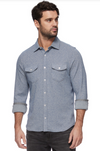 HERO SOLID TWILL KNIT FLANNEL SHIRT