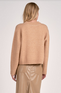 The Colorblock Crewneck Sweater: Tan/Natural by Boutique 23