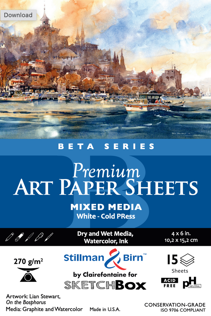 Stillman & Birn Beta Cold Press Mixed Media Paper by ShopSketchBox