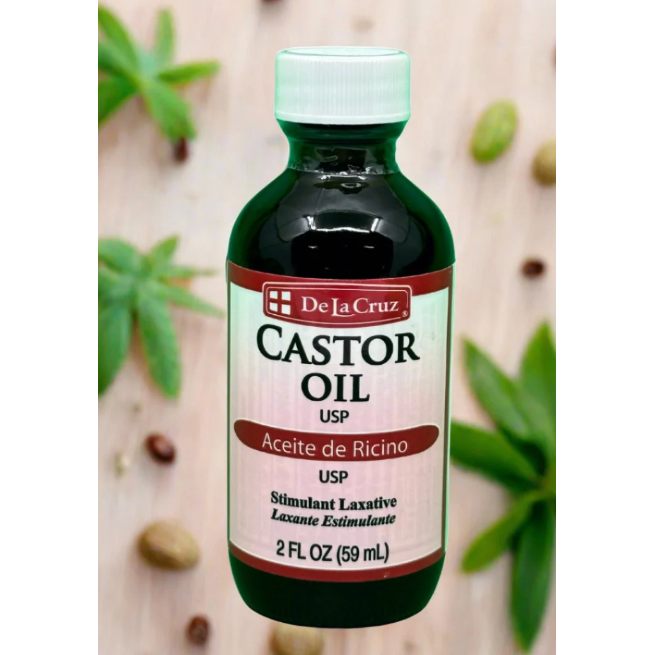 De La Cruz Castor Oil, Pure For Hair & Skin - 2 Fl Oz by Pasteur Pharmacy