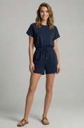 Buttery Soft Back-Cutout Romper by Boutique 23