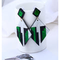Acrylic Earrings by Duma Mbili LLC