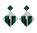 Acrylic Earrings by Duma Mbili LLC