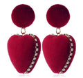 Modern Heart Earrings by Duma Mbili LLC