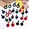 Modern Heart Earrings by Duma Mbili LLC
