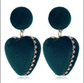 Modern Heart Earrings by Duma Mbili LLC