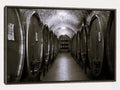 Chianti Classico Canvas Wall Art by Shelley Lake, 15x19-inch Framed B/W by Vanessa Jane