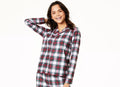 Family Pajamas Womens Stewart Plaid Family Pajama Top, Size XXL by Vanessa Jane
