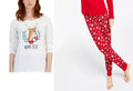 Family Pajamas Womens Mama Deer Mix It Family Pajama Set, Size Medium by Vanessa Jane