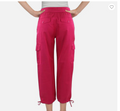 Lauren Ralph Lauren Womens Solid Cropped Cargo Pants, Size 0 by Vanessa Jane