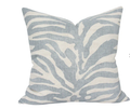 AQUA Home Zebra Print Decorative Pillow, 20 x 20 gray by Vanessa Jane