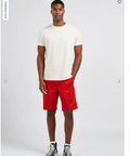 Paisley and Gray Mens Slim Fit Shorts by Vanessa Jane