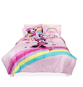 Disney Minnie Mouse Rainbow Stripe 8-Pc. Full Comforter Set - Multi by Vanessa Jane