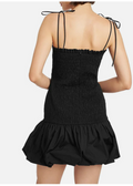 En Saison Smocked Bubble Hem Mini Dress, Size Small by Vanessa Jane
