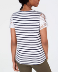 Charter Club Striped T-Shirt, Size Large by Vanessa Jane