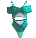 Bohn Jsell- Zahara One Piece Swimsuit , Size Large by Vanessa Jane