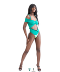 Bohn Jsell- Zahara One Piece Swimsuit , Size Large by Vanessa Jane