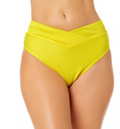 SALT + COVE Juniors Mint Spark Variegated Ribbed Bikini Bottoms, Size Medium by Vanessa Jane
