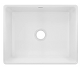 Elkay Fireclay 25 L x 19 W Farmhouse Kitchen Sink Fireclay in White, Size 9.12 H by Vanessa Jane