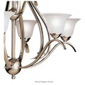 Kichler Lighting Dover 2520-NI 9-Light 2-Tier Chandelier - Brushed Nickel by Vanessa Jane