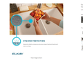 Elkay Quartz Classic 25in. Undermount 1 Bowl White Granite/Quartz Composite Sink by Vanessa Jane
