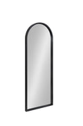 Kate and Laurel Valenti Framed Arch Mirror - 16x48 - Black by Vanessa Jane