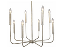 LNC 8-Light Chandelier Lighting Champagne Pendant Lights Chandeliers by Vanessa Jane