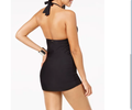 Calvin Klein Halter Liquid Swimdress by Vanessa Jane