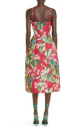 Oscar De La Renta Botanical Print Sundress, Size 4 by Vanessa Jane
