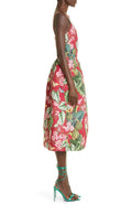 Oscar De La Renta Botanical Print Sundress, Size 4 by Vanessa Jane