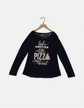 Epic Threads Big Girls Pizza My Heart Graphic T-Shirt, Size Medium by Vanessa Jane