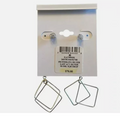Giani Bernini Square Wire Linear Drop Earrings in Sterling Silver by Vanessa Jane