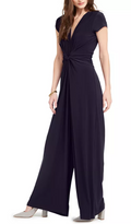 Vince Camuto Twist-Front Plunge Jumpsuit by Vanessa Jane