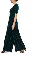 Vince Camuto Velvet Twist-Front Jumpsuit by Vanessa Jane