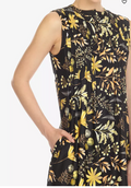 White Mark Womens Floral Sleeveless Tunic Top, Size Large by Vanessa Jane